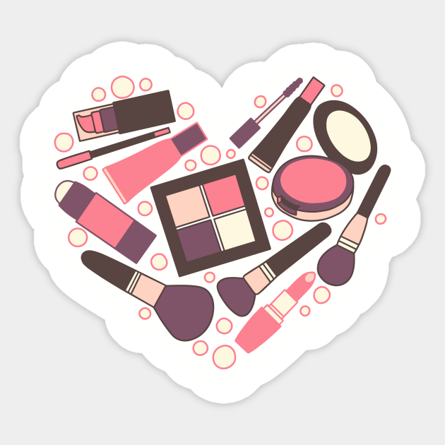 Cosmetics Cosmetics Sticker TeePublic